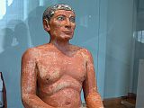 Paris Louvre Antiquities Egypt 2620-2350 BC Seated Scribe 1 